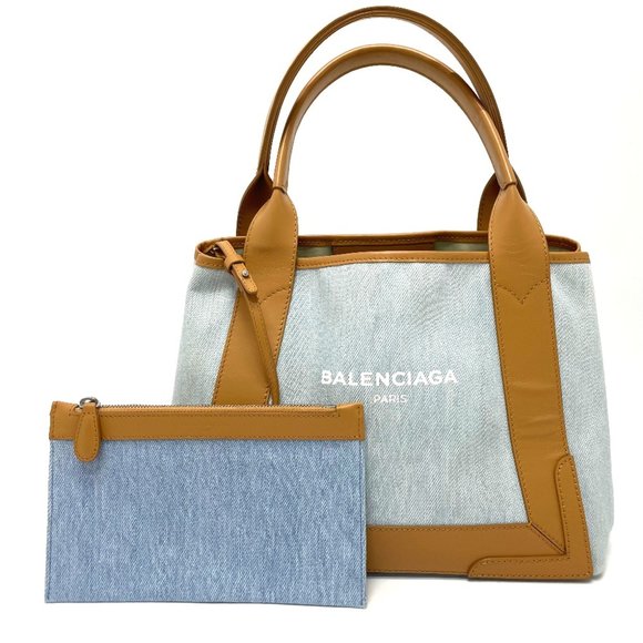 BALENCIAGA Blue Tote Bag - Picture 1 of 14